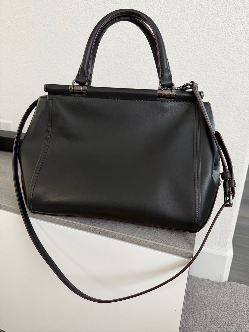Coach Willow Floral Drifter Top Handle Satchel - Picture 13 of 14